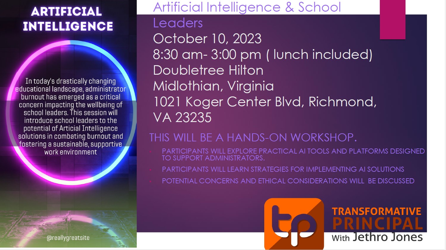 Artificial Intelligence & School Leaders